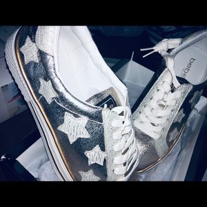Bebe sport rose gold sneakers